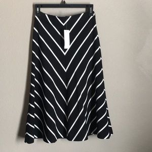 White House Black Market Midi Skirt